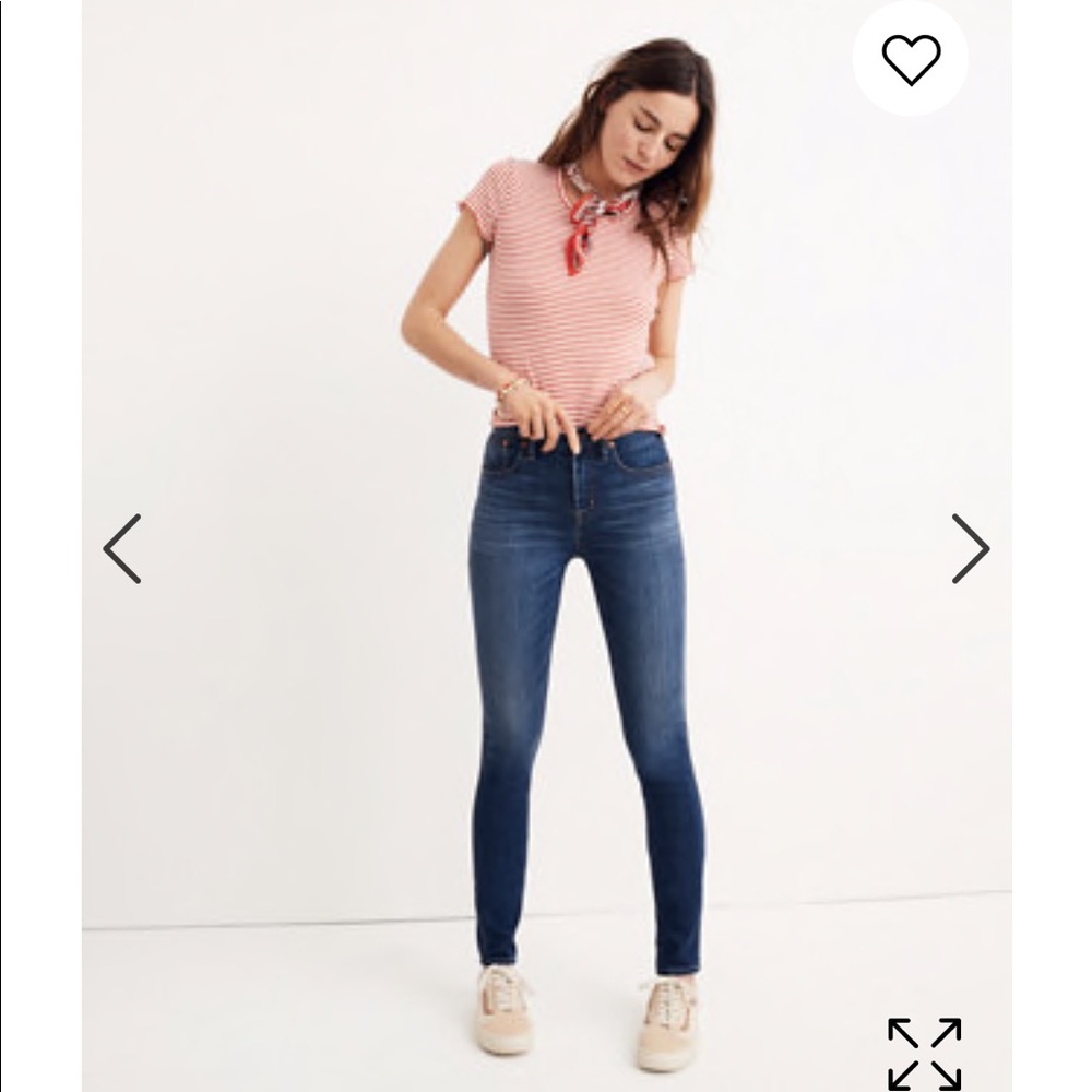 Madewell Tencel skinny high rise jeans